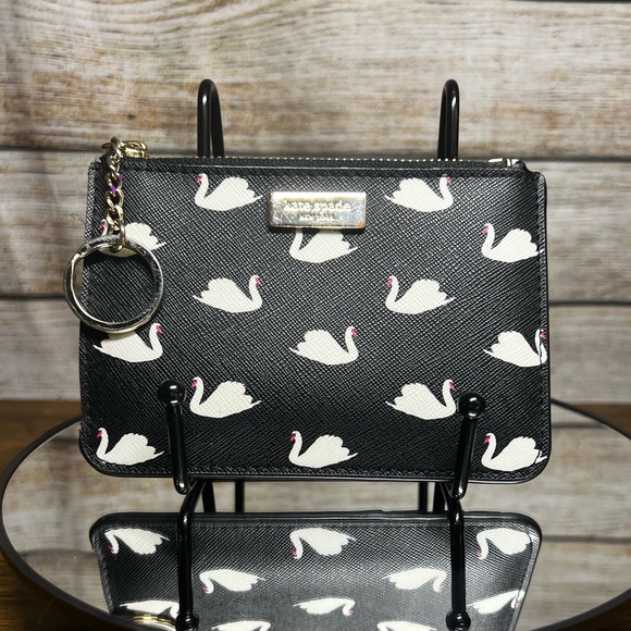 kate spade Handbags - Kate Spade - Swan Print - Card Holder
